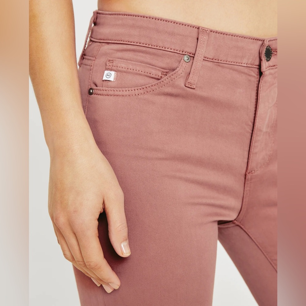 NWT- Ag Adriano Goldschmied - Pink Cigarette Jeans - size 29 - Picture 2 of 10